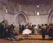 Jean - Leon Gerome The Whirling Dervishes France oil painting artist